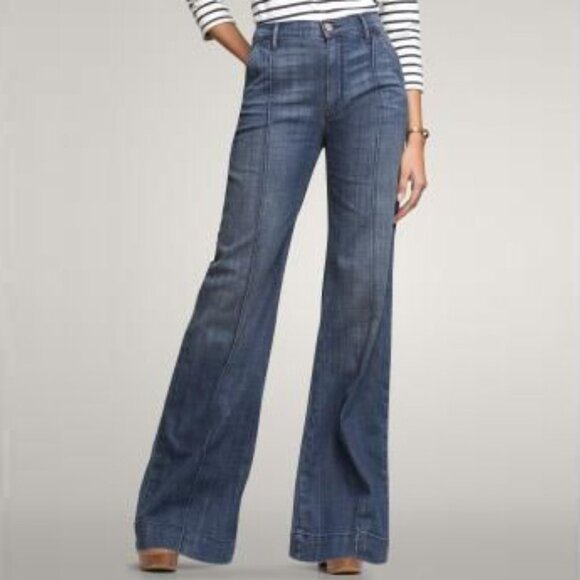 Gap 1969 High Rise Wide Leg Trouser Jeans - Picture 1 of 7
